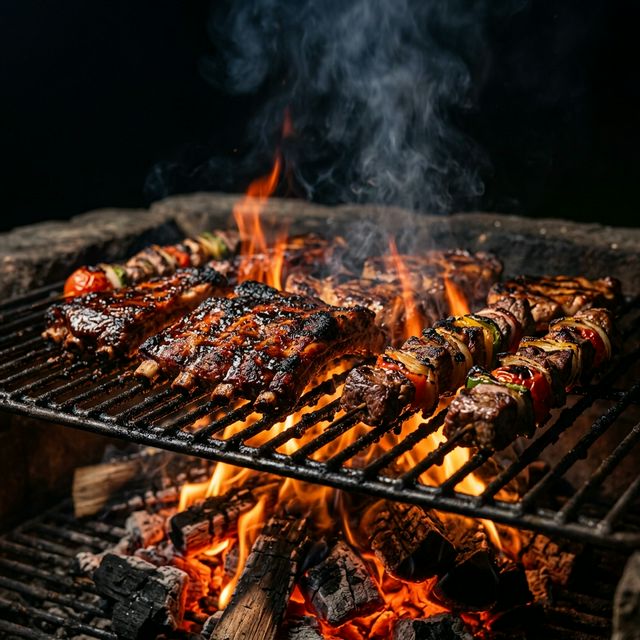 Соковите BBQ на грилі